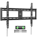 monTEK Heavy Duty Fixed TV Wall Mount for 43–95 Inch TVs, 1.1" Ultra Slim Low Profile Bracket, 200 lbs Capacity, Max VESA 800x400mm, Fits 16"/18"/24"/32" Studs, for Large Flat & Curved TVs