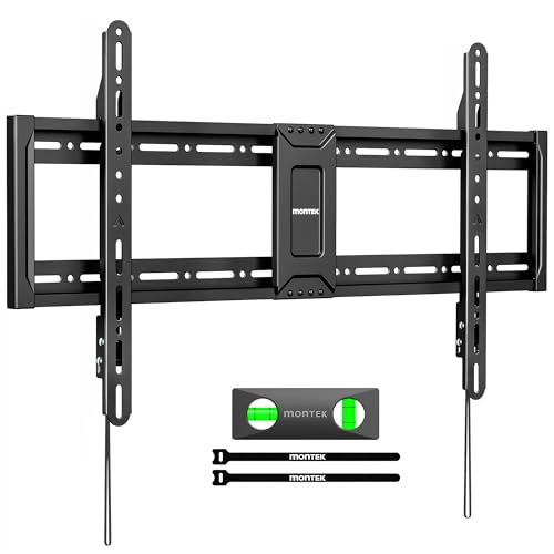 monTEK Heavy Duty Fixed TV Wall Mount for 43–95 Inch TVs, 1.1