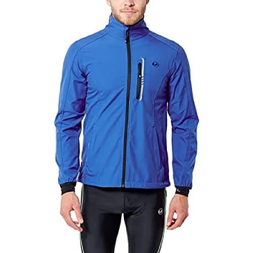 Ultrasport Hannes Softshell Giacca da Uomo Leggera, Victoria Blu/Nero, S