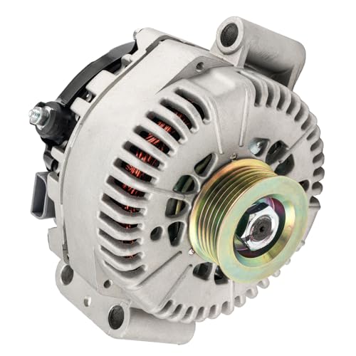 Image of KAX 200AMP Alternator 7787NHO Compatible With Ford Explorer 1996-2004, Mercury Mountaineer 1997-2004, Ford GT 2005-2006 Replace 7787NHO 12V 200Amp CW 6-Groove Pulley