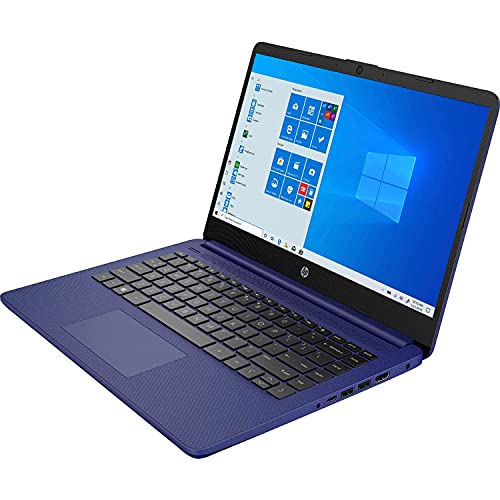 Image of 2021 Newest HP Premium 14-inch HD Laptop, Intel Dual-Core Processor Up to 2.8GHz, 16GB RAM, 64GB eMMC Storage, Webcam, Bluetooth, HDMI, Wi-Fi, Blue, Windows 10 with 1 Year Microsoft 365 (Renewed)
