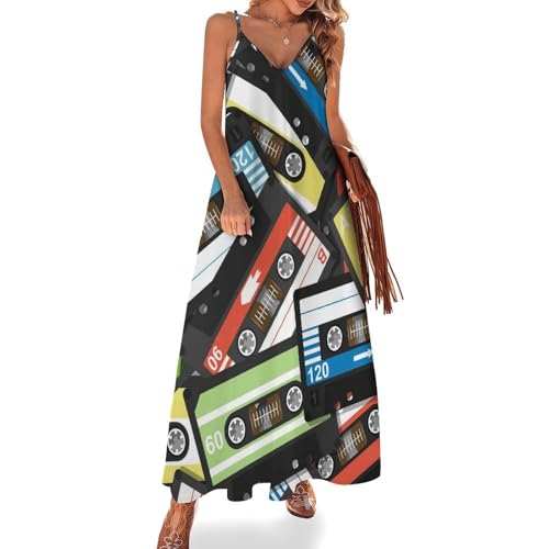 Robe maxi pour voyages plage femme été sans manches longue légère