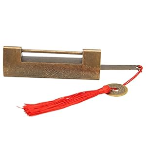 Kjaoyu Vintage Fish Brass Padlock 5.9cm