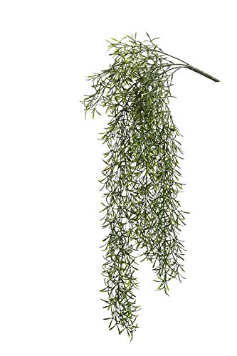artplants.de Planta Colgante de Cactus Falso rhipsalis Puebla en Vara de Ajuste, Verde, 75cm - Planta Artificial Colgante - Cactus de plástico