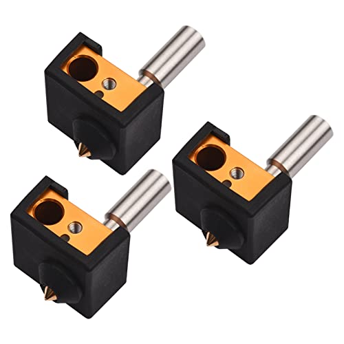 Dounan Heizblock,Hotend Silikon Sockenheizblock Extruder Düsenhals Set mit 0,4 mm Düsenschutzhülle Silikonhülle für CR 10/Ender 3 Serie 3D Drucker Upgrade-Teile, Multicolor Cover
