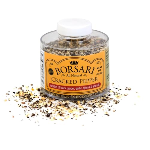Borsari Cracked Pepper Seasoning - Gourmet Seasoning Mix