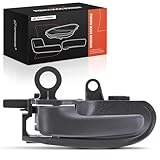 A-Premium Front or Rear Left Driver Side Interior Door Handle Compatible with Toyota Echo 2000 2001 2002 2003 2004, Beige(Sandalwood), Replace# 69206-52040-E1
