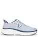 Vionic Women's Walker Walk Max Lace Up– Supportive Deep Cushioning Enhanced Performance Walking Sneaker Skyway Blue Fabric 7 Wide