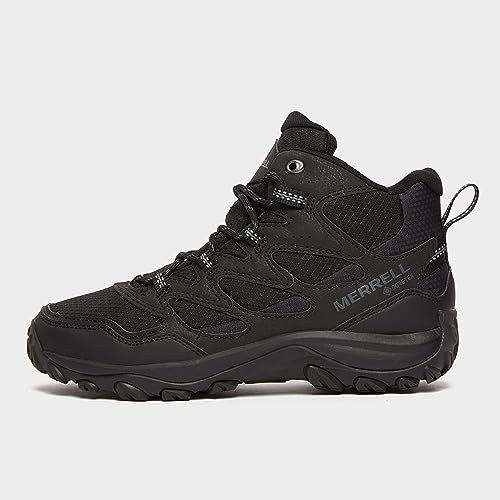 Image of Merrell J500203 Mens Boots West Rim Sport Mid GTX Black /Black US Size 8.5