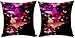 Violetpos Kissenbezug Dekokissen Kissenhülle Deko Wohnzimmer Kissenbezüge Kissen Bezug Pillow Cover Sofakissen Kopfkissenbezug KissenhüllenSchmetterlings-Elfen Galaxie Pink 50 x 50 cm