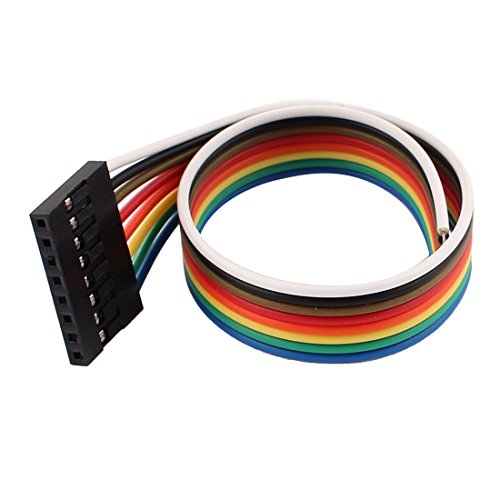 Aexit 10 piezas cables jumper 8P hembra 20cm miniatura 2