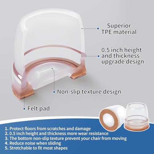 Ezprotekt Anti Skid Sliding Automatic Switching Chair Leg Covers - Image 2