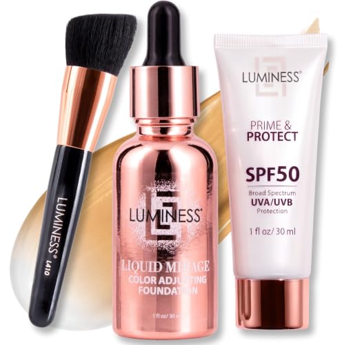 LUMINESS Liquid Mirage Color Adjusting Foundation 3PC Kit