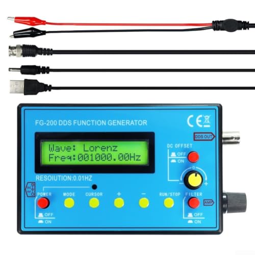Generador DDS fg-200 para solucionar fallos electrónicos con ondas senoidal y triangular 4
