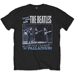 Rock Off The Beatles 1963 The Palladium Officiel T-Shirt Hommes Unisexe - Les Beatles, Paul McCartney, John Lennon, RIngo Starr, George Harrison