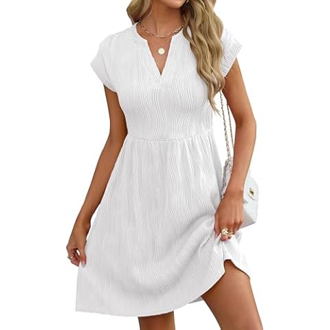 ANRABESS Women's Summer V Neck Dress Cover