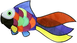 emma kites Cute Rainbow Fish Windsock Rainbow Spiral for Backyard Garden Patio Decoration Beach Wind Game Mark Flyer Swivel