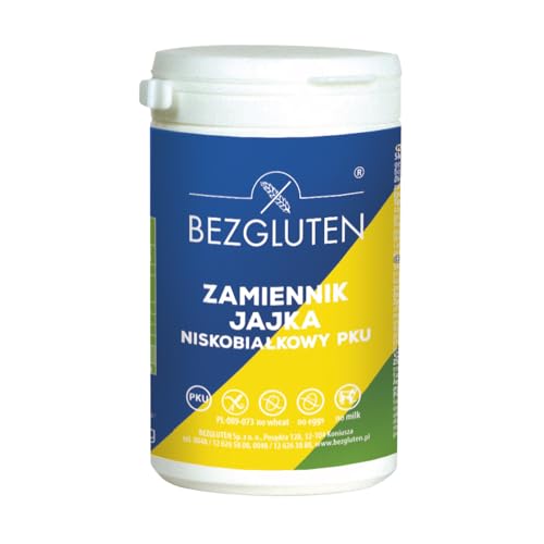 Eiweißarm proteinarmer ei-ersatz PKU, vegan, laktosefrei, eifrei, weizenfrei 200g Bezgluten