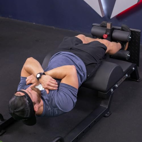 Titan Fitness Adjustable Floor Glute & Hamstring Developer (GHD), Cross Training Workout Lifting Equipment in Home and Commercial Gym - Thumbnail 2
