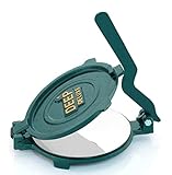 DEEP Heavy Cast Iron roti maker, chapati maker,puri maker, roti maker press for kitchen which made with stainless steel inner plate. (Deep-M(19 CM)) Amazon