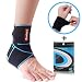 Ankle Brace, Adjustable Ankle Brace Support for Women/Men/Kids, Elastic Compression Ankle Wrap, Lace Up Ankle Brace Support for Sprained Ankle, Achilles Tendon, Sports, Running by Dualeco