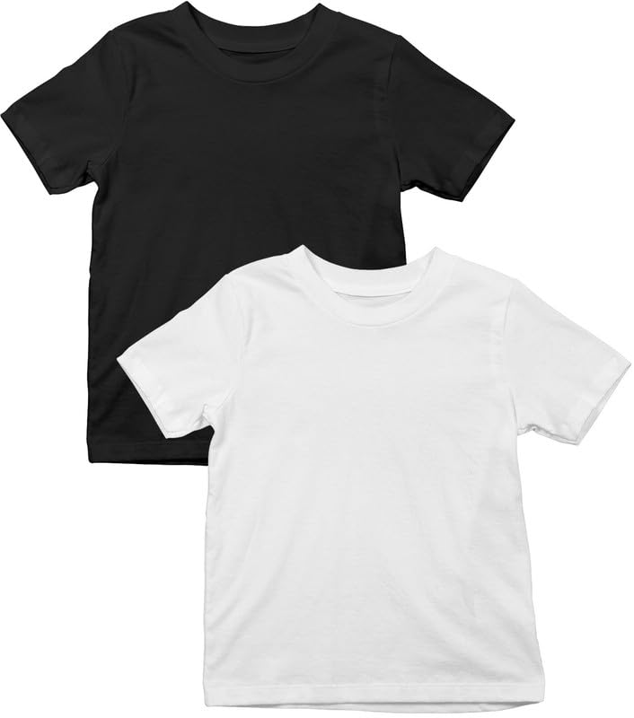 Image of XENOVAURBAN Kids Unisex Combo Round Neck Cotton T-Shirt - P