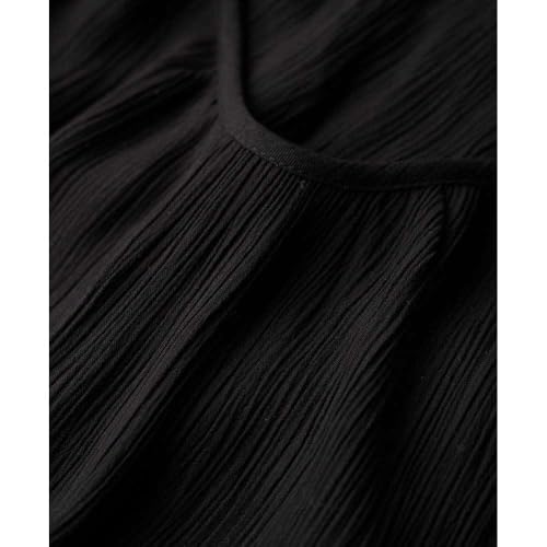 Superdry Para Mujer. W8011955A Vestido Largo De Tirantes Negro (Xs), Casual, Viscosa, Sin Mangas / Tirantes - 2