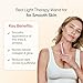 Solawave 4-in-1 Red Light Therapy Wand for Face & Neck | Beauty Device with Galvanic Current, Massager & Warmth | Anti-Aging, Wrinkle Reduction, Skin Tightening, Depuffing & Rejuvenation (Rose Gold)