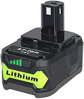 Epowon Replacement 18V 5000mAh Lithium Battery for Ryobi 18-Volt 18L50 ONE+ P104 P105