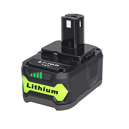 Epowon Replacement 18V 5000mAh Lithium Battery for Ryobi 18-Volt 18L50 ONE+ P104 P105