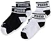 PUMA Mixte bébé Puma Baby Wording Socks (2 Pack) Chaussettes, noir/blanc, Taille unique EU