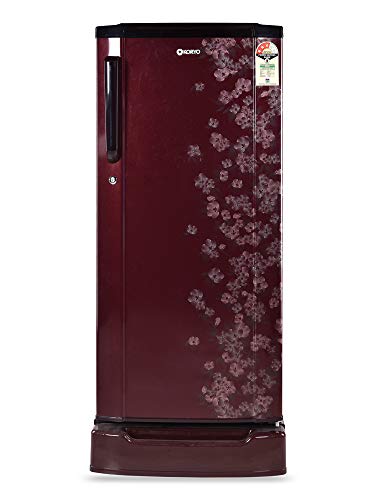 Image of Koryo By Big Bazaar 190L 3 Star Direct Cool Single Door Refrigerator (KDR210DR3F,Red)