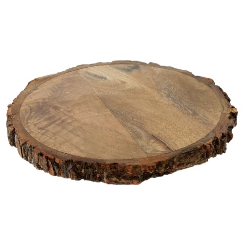 Portacandela rotondo legno con bordo diam. massimo candela 15 cm