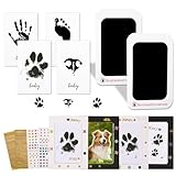 TXRRURE Paw Print Kit for Dogs & Cats: Clean Touch Ink Pad for Paw Prints, Mess-Free Puppy & Pet Paw Print Impression Kit – Inkless Hand/Footprint Kit for Baby – DIY Memorial Gift for Dog Lover