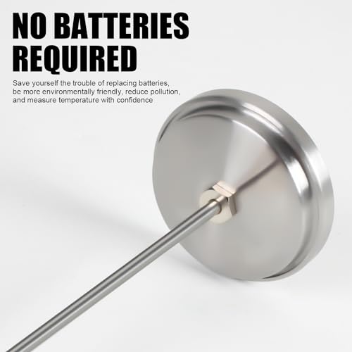 eTone Thermomètre en métal pour chambre noire - Sans pile - Pour chambre noire - Mesure de la température - Pour développer des photos – vue 6