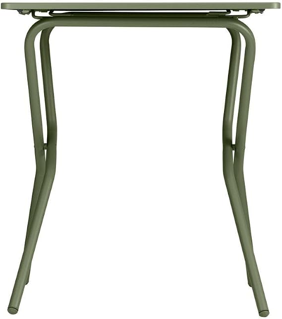Lafuma Balcony II Galvanized Steel Folding Outdoor Patio Table, Moss