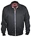 Harrington Jacket by SKYTEXUK Classic/Retro/Mod/Scooter, 8 colours, sizes S - 5XL (XL, Black)