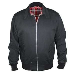 Harrington Jacket Classic/Retro/Mod/Scooter by SKYTEXUK, 10 Colours, Sizes XS – 8XL