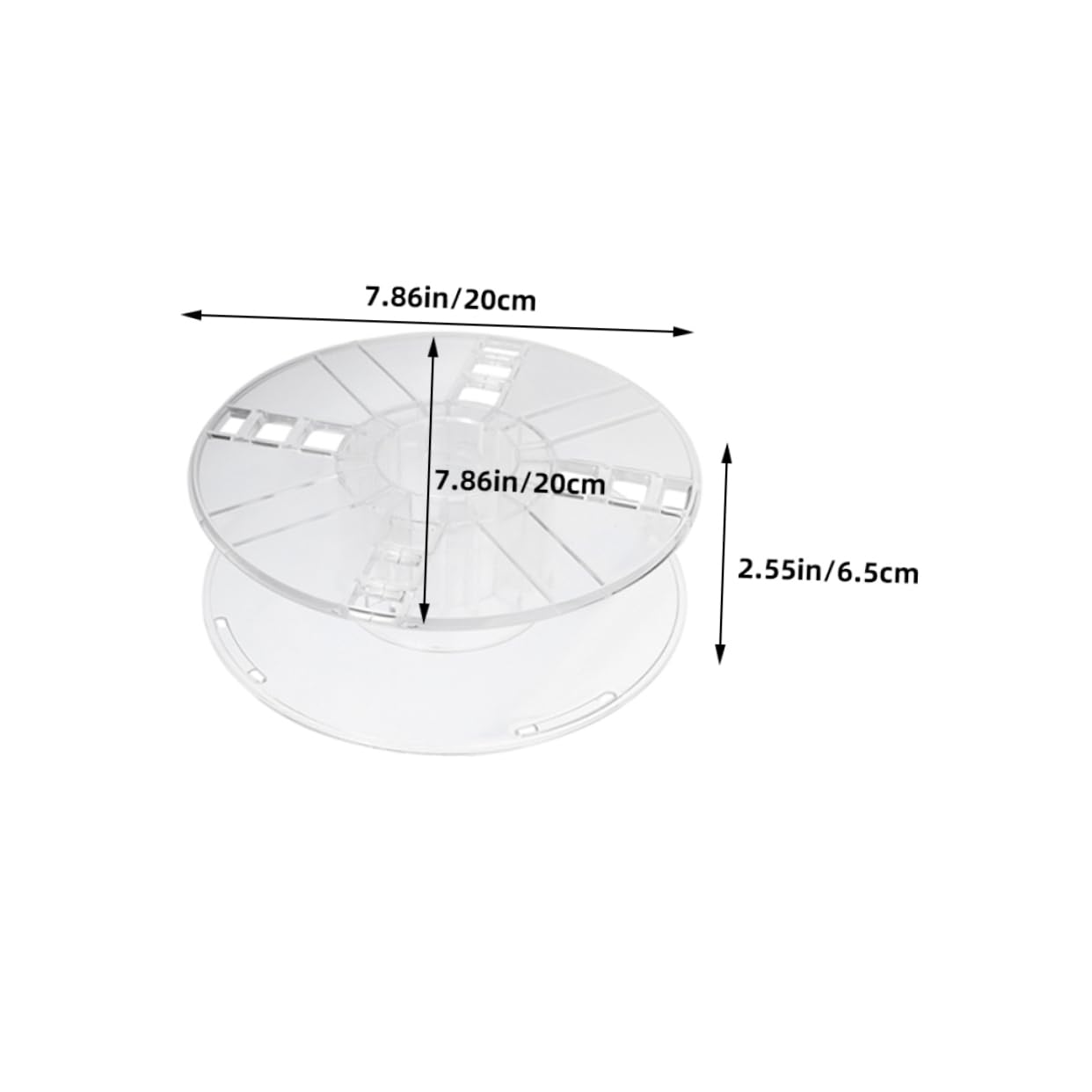 PRETYZOOM 2pcs Plastic Spool Retractable Cord Reel Garage Cable Line Outdoor Garden Wire with Extension Spool Storage Transparent