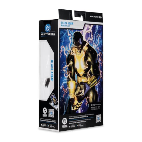 McFarlane Toys- DC Multiverse Black Adam (Modern Age) 7in Action Figure by McFarlane Toys - Used condition - Image 6