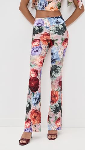 alice + olivia Women's Olivia Fit Flare Bootcut Pants2