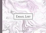 EMAIL LIST | Guest Book With Space For Collecting Email Addresses, Name And Comments, Email Log Book: MARBLE MAILING LIST BOOK | ART SHOW EXHIBITION | ... EMAIL LIST | BUSINESS EMAIL ADDRESS LIST