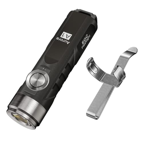 RovyVon A1 Gen 4 Mini Keychain Flashlight Rechargeable, 650 High Lumens Pocket LED Flashlights with Removable Clip, 4 Lighting Modes, for Everyday Carry and Emergencies (Black) RovyVon A1 Gen 4 Mini Keychain Flashlight Rechargeable, 650 High Lumens Pocket LED Flashlights with Removable Clip, 4 Lighting Modes, for Everyday Carry and Emergencies (Black)