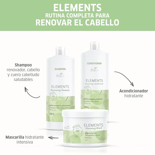 Image of Wella Professionals Elements Renewing Shampoo Sulfate Free(1000ml) (Pack of 2)