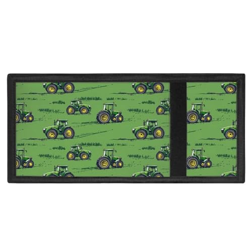 GIFTPUZZ Green Tractor Custom Wallet for Men Boys Trifold Moneybag With Coin Purse With Id Window Personailzed Wallets Fashion Kids Tractor Wallet4