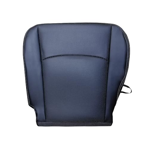 Dunhil Driver Bottom Black Leather Replacement Seat Cover for Dodge Ram 1500 Laramie 2013 2014 2015 2016 2017 2018