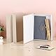 SUMTree 3 Stück Foto Organizer Box Magnetisch Geschenkboxen Dekorative Bücherboxen Andenken Aufbewahrungsboxen Modern Beige Erinnerungsbox für Fotos, Bildern, Karten, Kunstwerke, Urkunden 25X18X4,5 cm