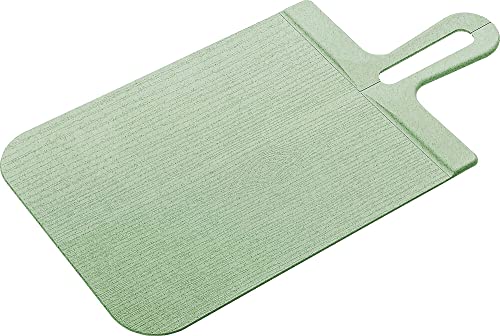 Koziol Snap S tagliere, tagliere pieghevole, Nature Leaf Green, 16 x 33 cm