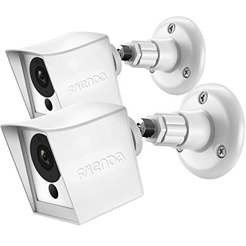Silicone Skin with Security Wall Mount White, Compatible with iSmart Alarm Spot Camera, 2 Pack (Not Contain Camera)