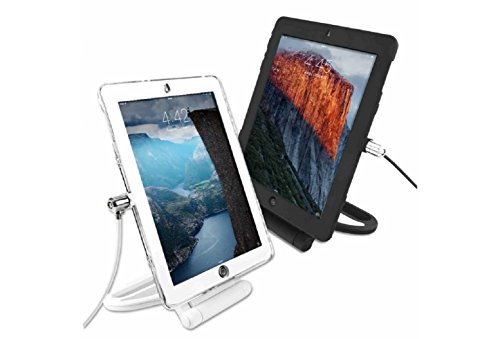 COMPULOCKS iPad 9.7'' Rotating Security Plastic CASEKEYED Cable LOCKBLACKJUEGO DE SEGURIDADNEGROPARA Apple iPad Air, iPad Air 2